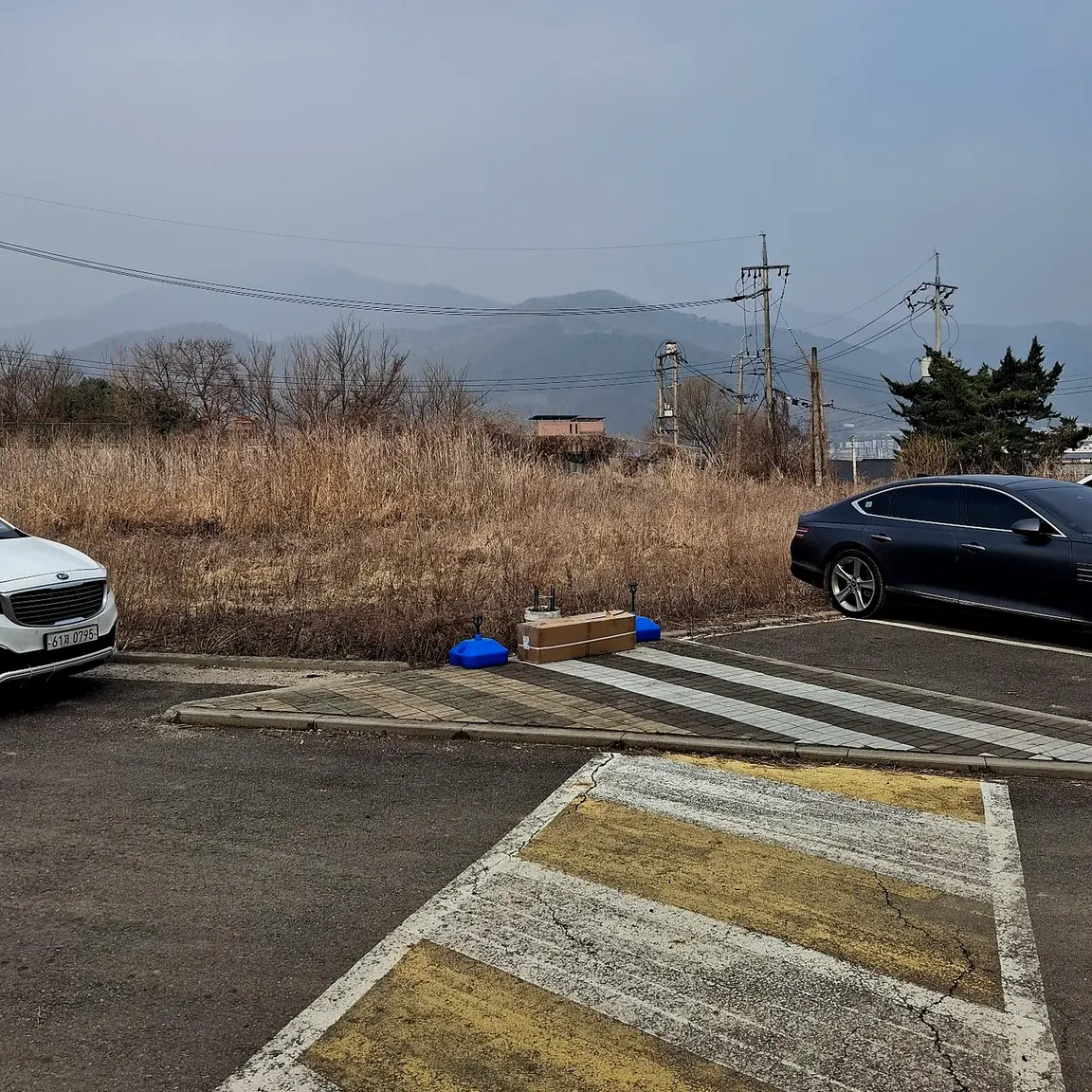 안산 태양광가로등 설치 전 반월 원시 산업 외곽과 차량 동선 확인