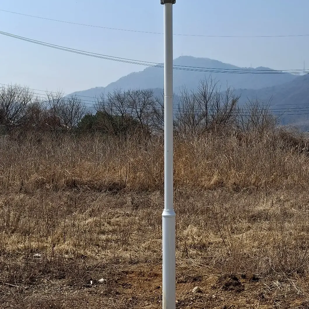 안산 산업단지 외곽 태양광가로등 설치 완료